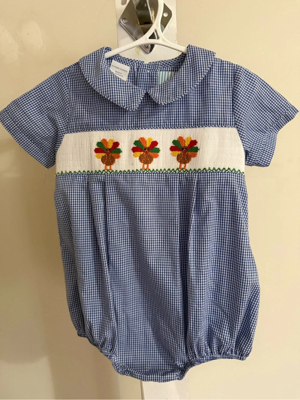 Southern Sunshine Smocked Thanksgiving Bubble